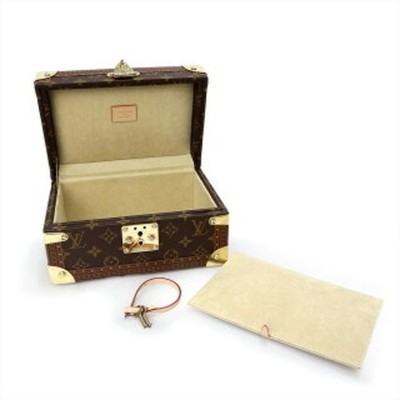 LOUIS VUITTON Coffret Tresor Size 24 Monogram M10139 Used w
