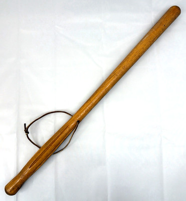 Vintage ORNATE & OBSOLETE Baton / Night Stick - Wooden 26'  FOR DISPLAY ONLY