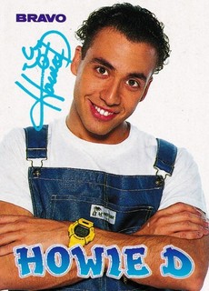 (Bravo Autogrammkarte) Howie D