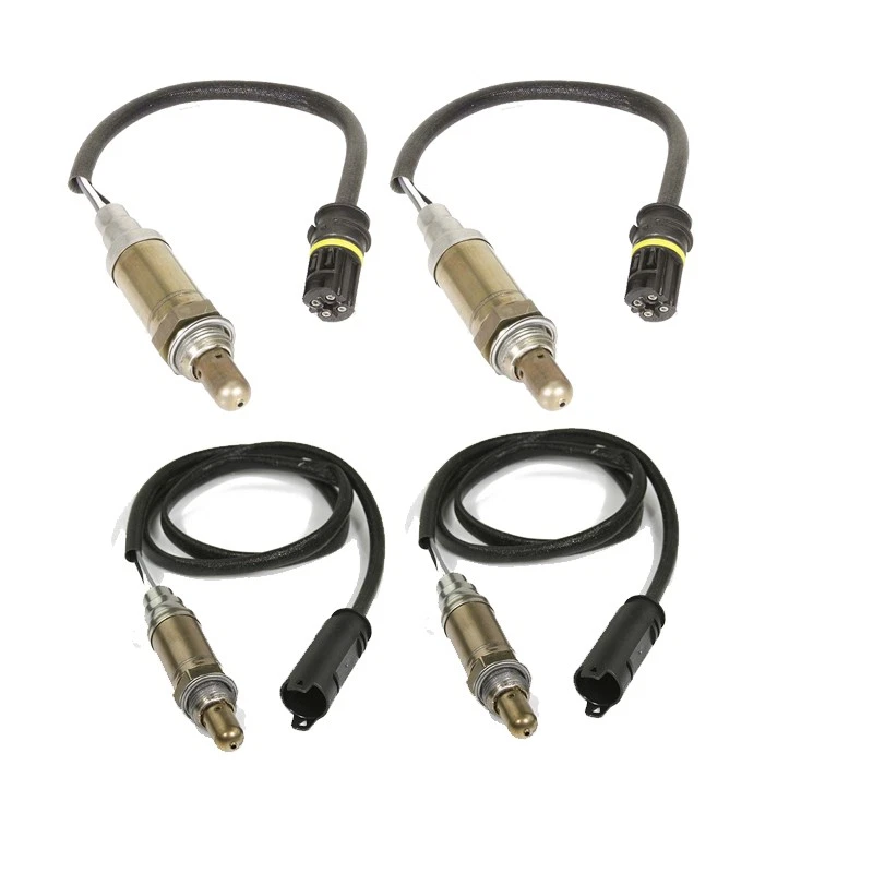 Sensor de oxígeno aguas arriba y aguas abajo 4 piezas para BMW 320i 325Ci 325i 325xi 330Ci 330xi X3 X5 Foto 2 de 4