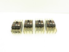 Fuji EA33 Circuit Breaker 15A 460VAC 3-Pole Lot of 4
