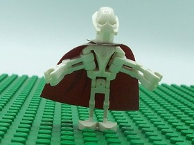Lego Star Wars: General Grievous With Cape Minifigure Sw0134 From Set 7255