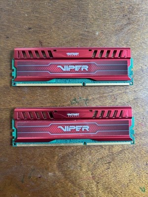 Patriot Viper DDR3 Desktop RAM 16GB 2x8GB PC3-15000 Memory Kit