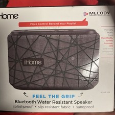 iHome IBT370GB Fabric Splashproof Wireless Speaker