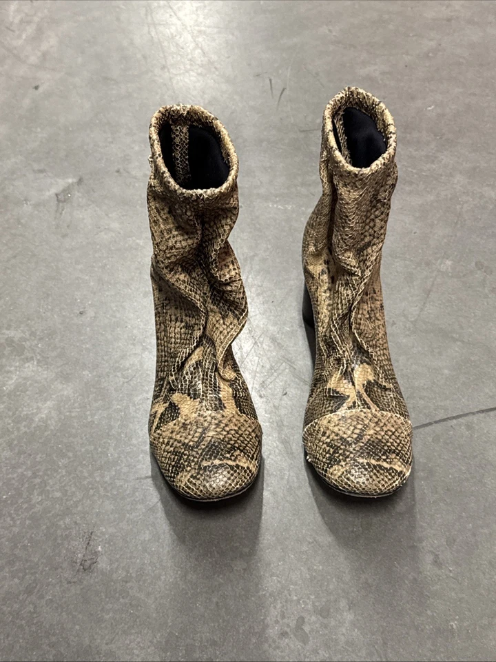 Isabel Marant Botines Piel de Serpiente Genuina Talla 35 Foto 2 de 4