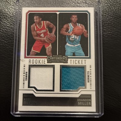 2023-24 Panini Contenders - Rookie Ticket Swatches Brandon Miller #RTS-MIL