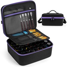 Acrylic Paint Organizer Holds 42 Bottles 2 fl oz , Craft Paint Organizer for...
