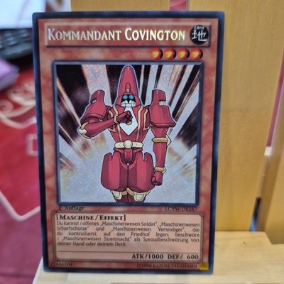Yu-Gi-Oh Kommandant Covington Secret Rare 1.Auflage LCYW-DE167