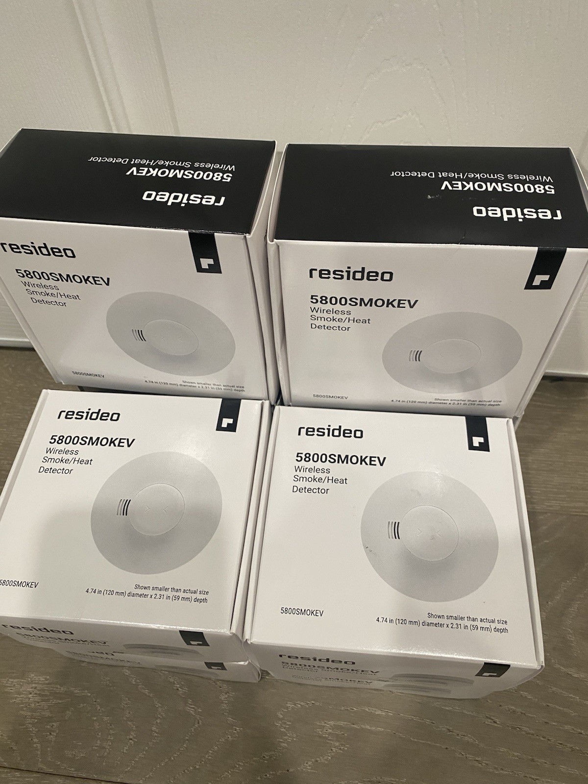 Brand New Honeywell Resideo 5800SMOKEV, Wireless Smoke Heat Detector