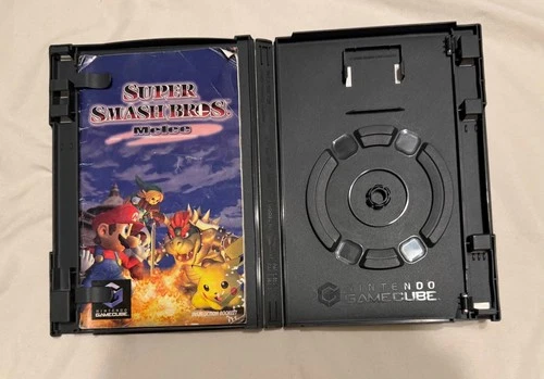 Super Smash Bros. Melee (GameCube, 2001) (BOX & BOOKLET only, NO GAME)