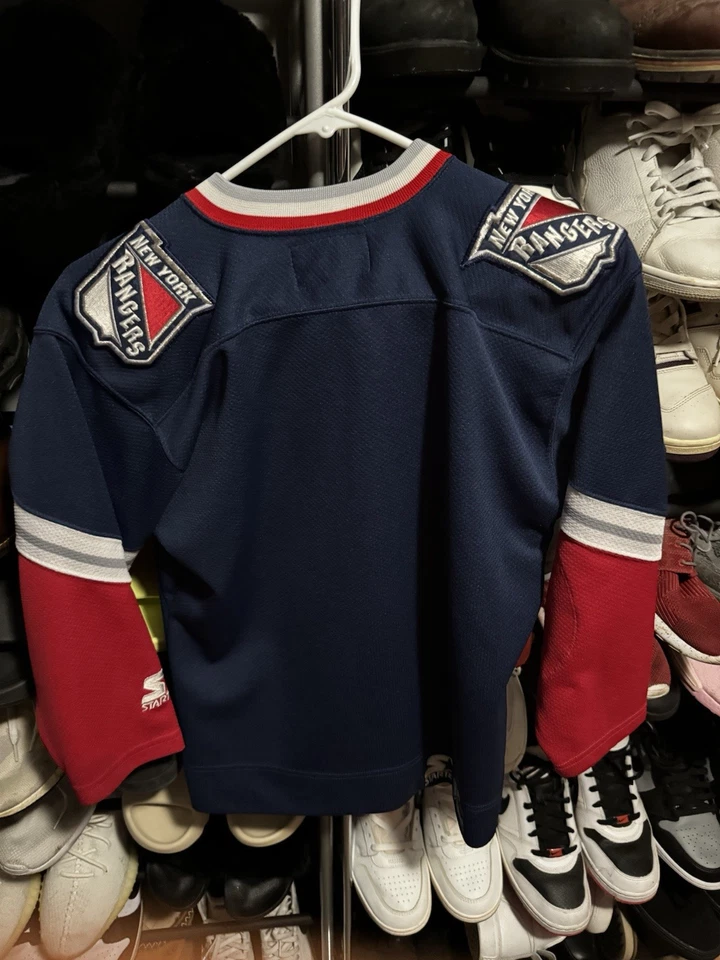 Camiseta Starter NHL New York Rangers Dama Liberty Vintage Azul Talla Juvenil Pequeña Foto 2 de 3