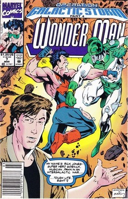 Wonder Man (2nd Series) #7 (Newsstand) FN; Marvel | Avengers Operation Galactic
