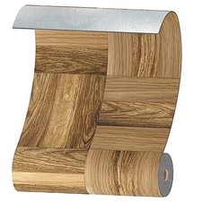  Vinyl Plank Roll, 23.6"x393.7", Unique Oak 23.6"Wx 393.7"L (64 Sq.Ft) Taupe