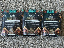 3 x MAIA High-Flavanol Super Cacao Cardiovascular Superfood 4oz. 30 Servings-New