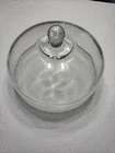 Vintage Clear Round Anchor Hocking 11" Cloche for Cakes or Pastries Used Good