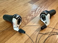 SRAM 9.0 SL SHIFTERS WHITE FRONT & REAR (3 X ...
