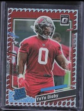 2024 Panini Donruss Optic Yaya Diaby #394 Rated Rookie Football Emoji Prizm SSP