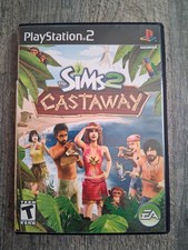 Sims 2: Castaway (Sony PlayStation 2, 2007) Complete CIB 