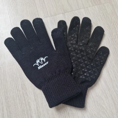 Blaser Jagd Damen  Handschuhe Strick warm weich schwarz Gr S Fingerhandschuhe - Bild 1 von 4