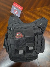 New GPS Rapid Deployment Shoulder Sling Ammo Bag Black Soft Medium GPS-982RDP