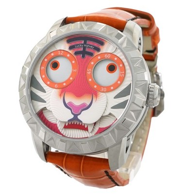 LUCKY HARVEY TIGER AUTOMATIC UNWORN W/BOX & PAPERS BUY IT NOW!