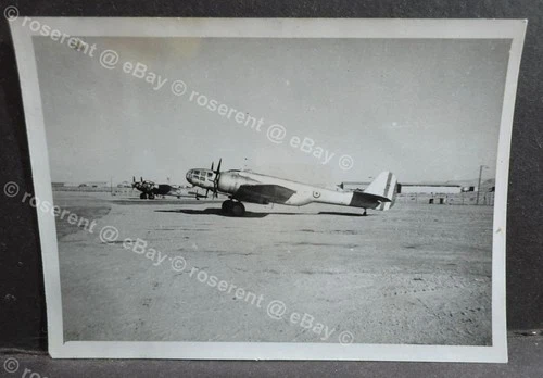 1946 Egypt - a Free French - Martin Maryland at RAF Fayid -  photo 9 by 6cm