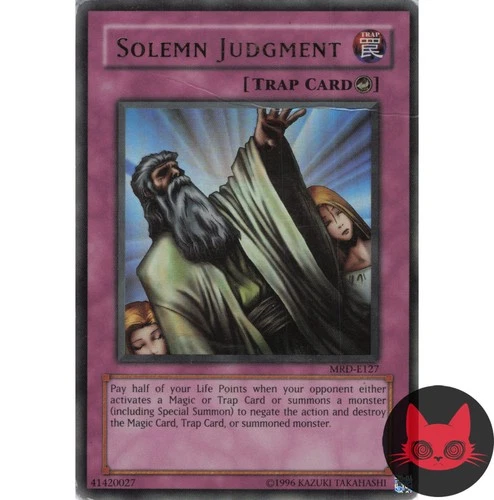 Yugioh Solemn Judgment MRD-E127 Ultra Rare HP