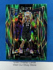 2025 #72 Jewell Loyd Panini Select WNBA Concourse Green Flash Prizm Aces
