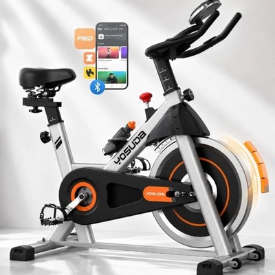 YOSUDA Leises Heimtrainer Fahrrad,Hometrainer Fahrrad mit Magnetwiderstand & APP