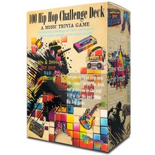 Music Trivia Card Game, Adult Game 2.5 W x 3.7 L x 1.6 H Inch, Multicolored