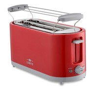 Toaster FüR 4 Scheiben Toast Mit BröTchenaufsatz Lentz 74276 Rot Langschlitz
