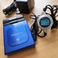 Pioneer PMD-P5 MiniDisc Player Recorder Blue Portable Includes remote