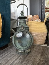 Vintage Style Tall 48cm Railway Lantern Industrial Home Candle Holder Lamp Light