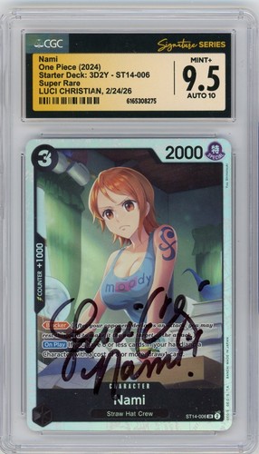 Nami graded CGC 9.5 for sale on eBay