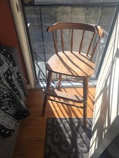 Vintage Wooden Wrap Around High Chair