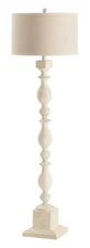 Canopus of Lake Champlain Floor Lamp, White, Traditional