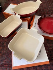 Le Creuset Oval  Square  Bowl  Ruffled   Baki...