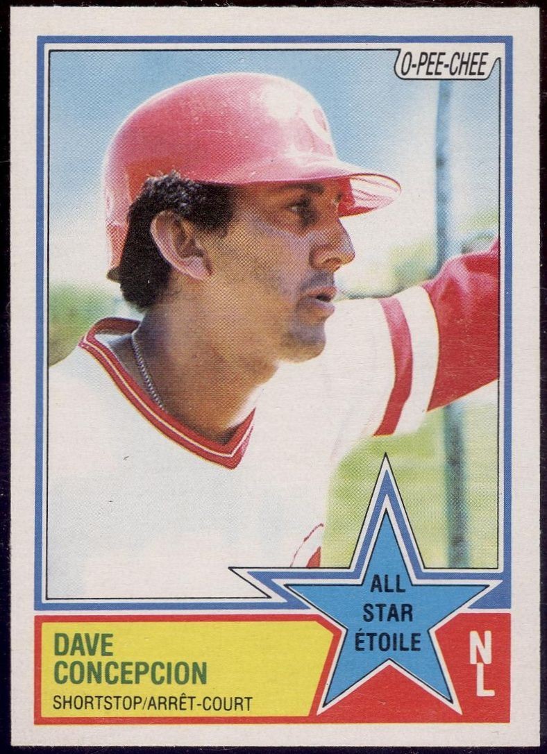 1983 O-Pee-Chee #32 Dave Concepcion All-Star MINT - Cincinnati Reds