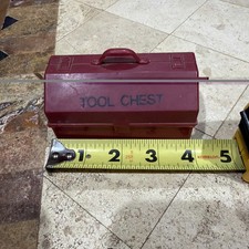 Action Industries 1989 Mini Tool Chest Screwdriver Set Missing Black Handle.