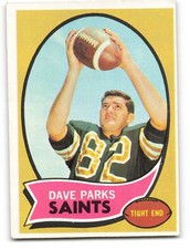 1970 Topps #74 Dave Parks EX/NM Saints   ID:238814