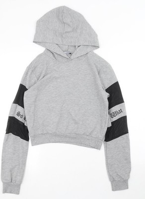 Select Damen Pullover Hoodie grau Größe S