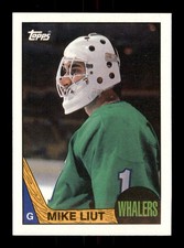  152 Mike Liut 1 Whalers 1987 Topps Hockey NHL Sports Trading Card 