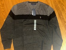 U.S. Polo Assn Men  s Crew neck Sweater Size L