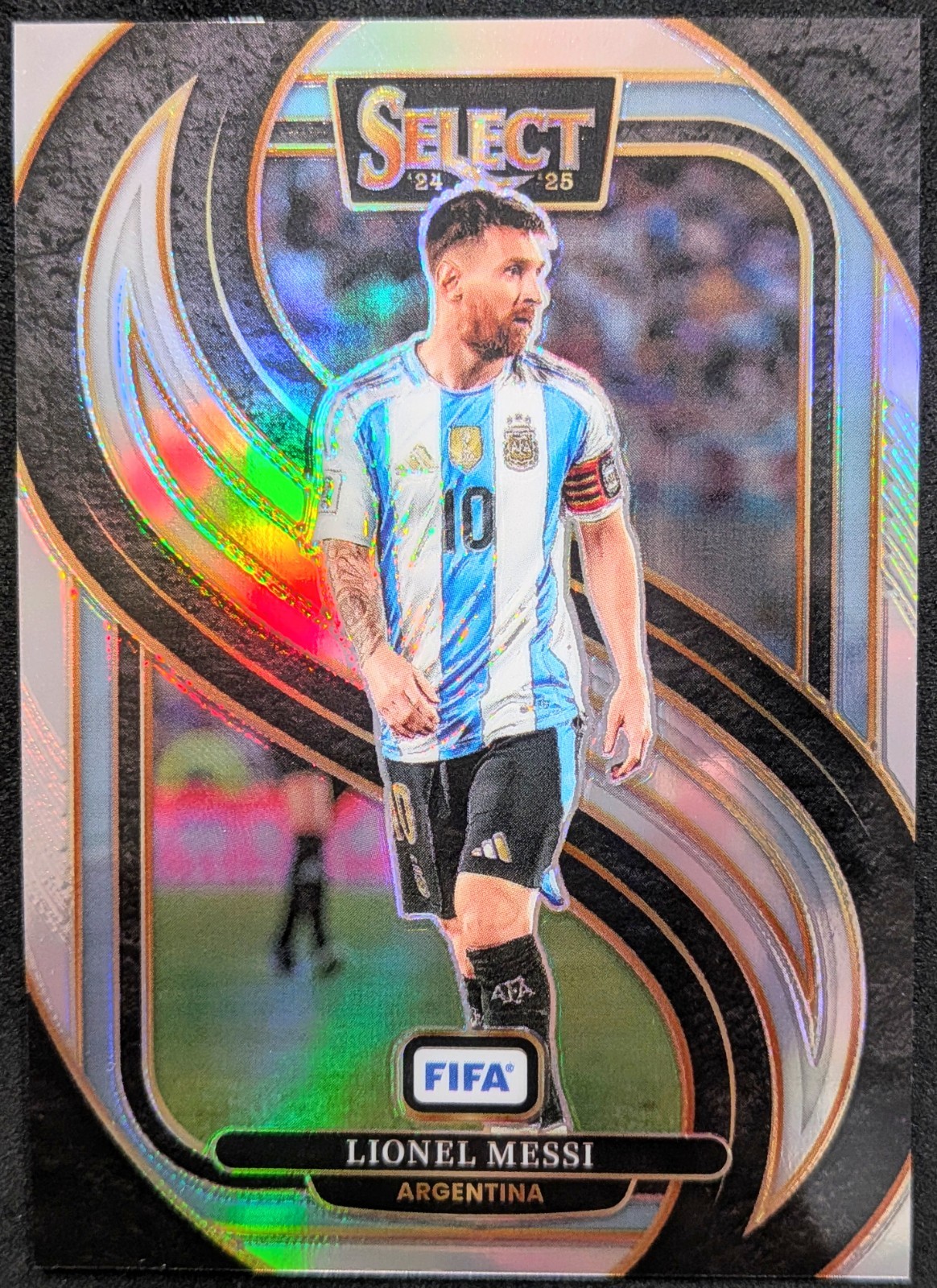 Lionel Messi #158 2024 Panini Select FIFA Silver Prizm Argentina