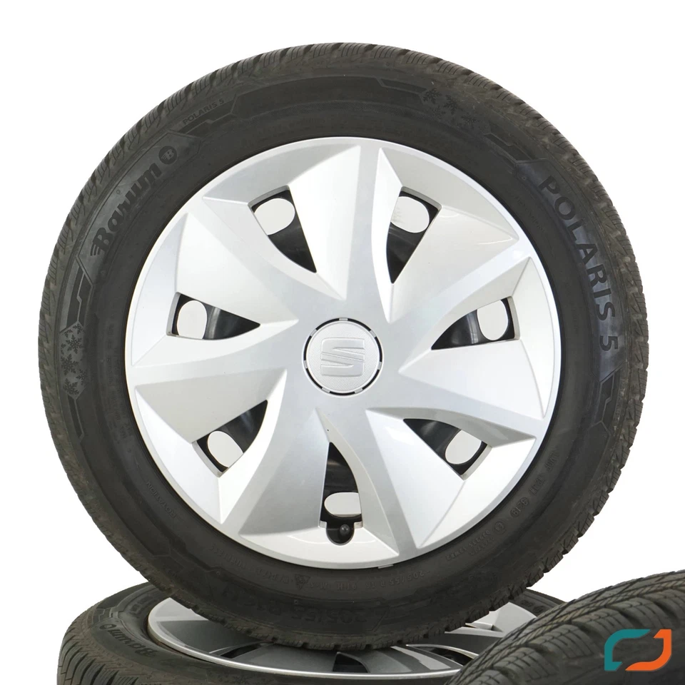 Seat Leon 5F Winterräder Winterreifen Kompletträder 16 Zoll 205/55 R16 91H - Bild 2 von 4