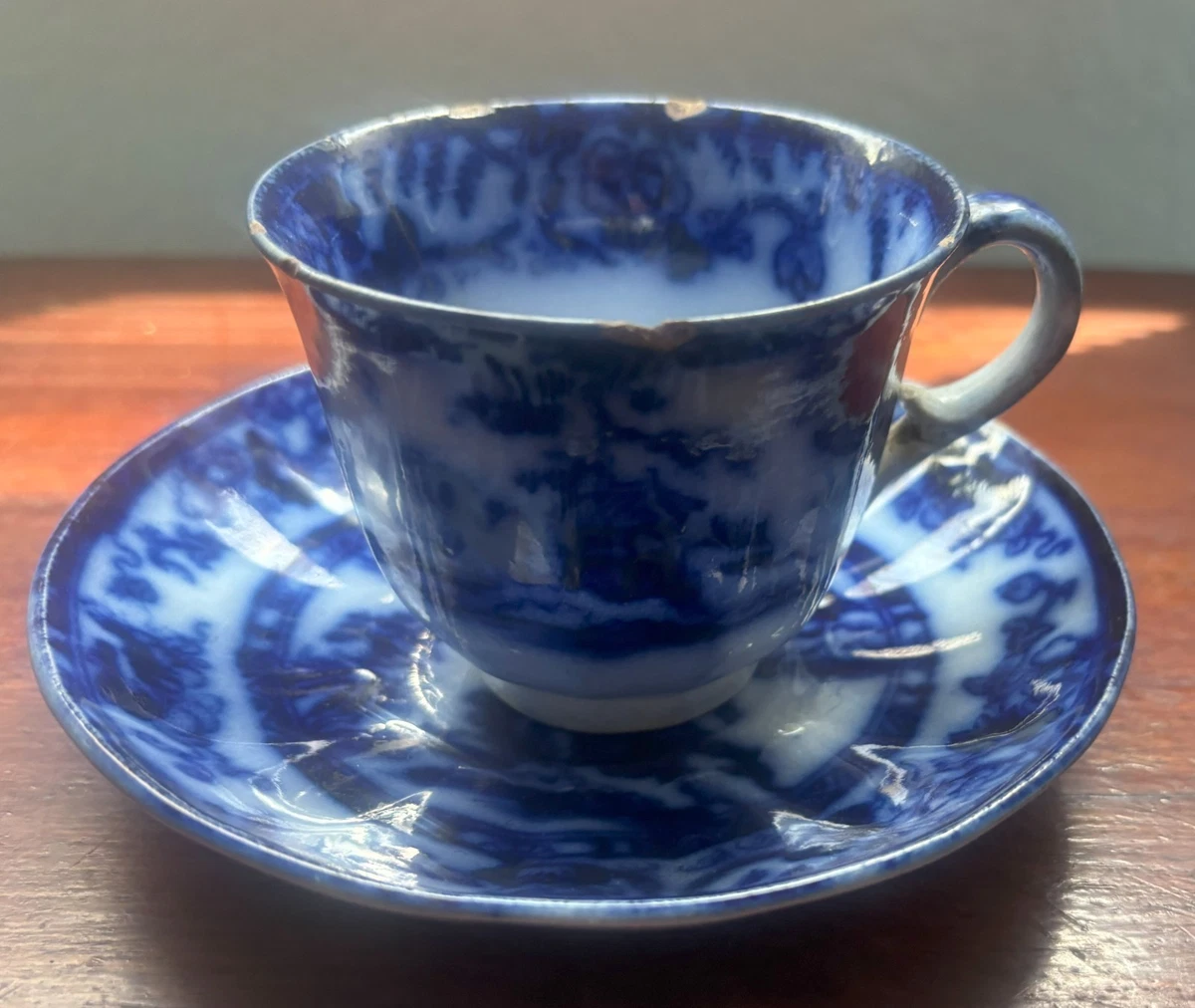Blue Collectible Cups & Saucers 1800-1849 Time Period Manufactured
