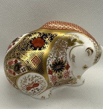 ROYAL CROWN DERBY IMARI ROCKY MOUNTAIN BEAR PAPERWEIGHT Cheap 🐻 