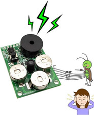 Office Cricket Noise Maker Prank Device - 4 Realistic Chirp Sounds