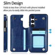 Wallet Card Holder Case For Samsung Galaxy A36 A26 A16 A15 A14 A13 Leather Cover