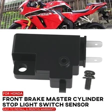 Front Hydraulic Brake Master Cylinder Light Stop Switch For HONDA XR650L CBR500R